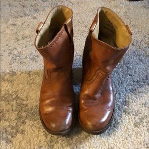 Frye Carmen Leather Booties
